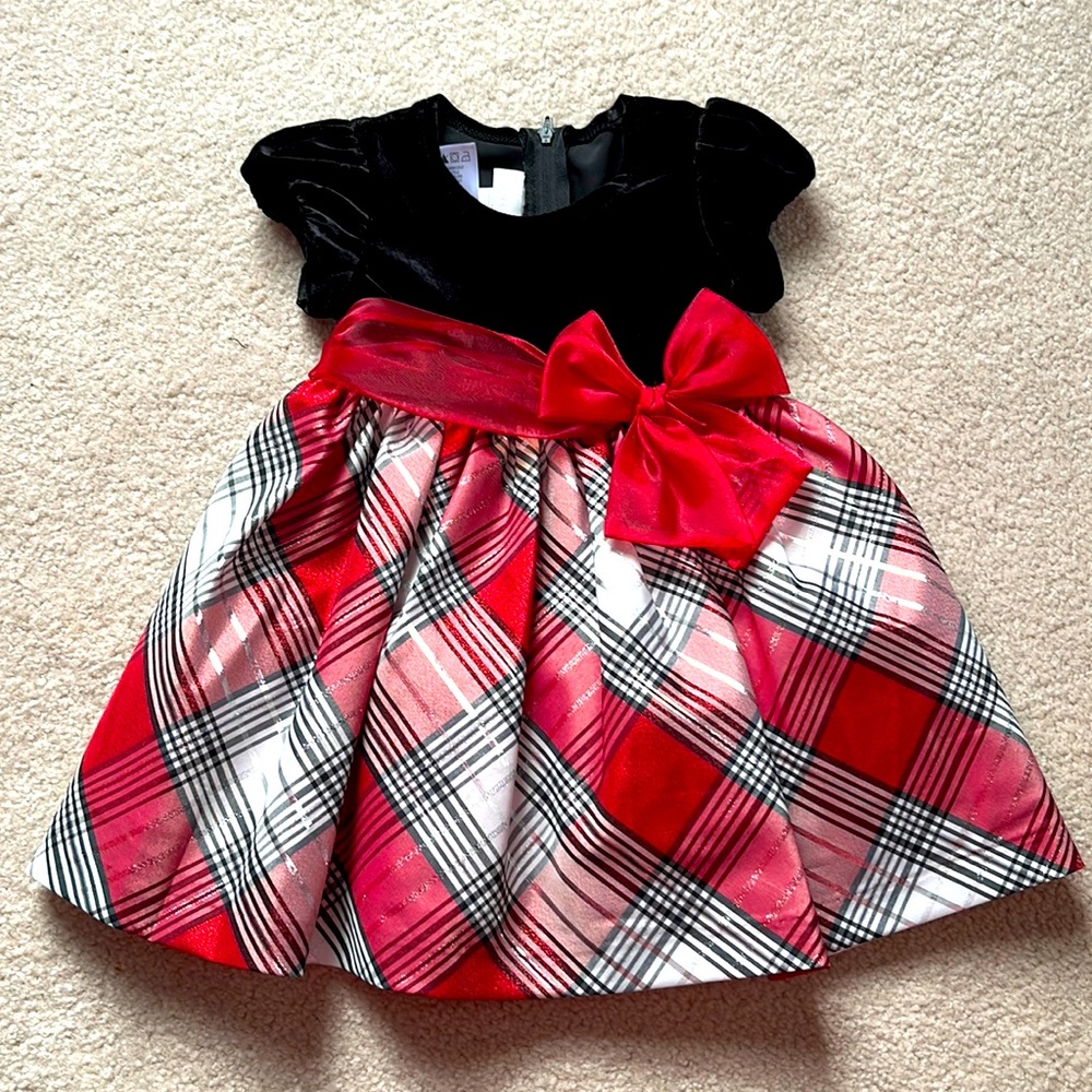 Bonnie Baby Christmas Dress